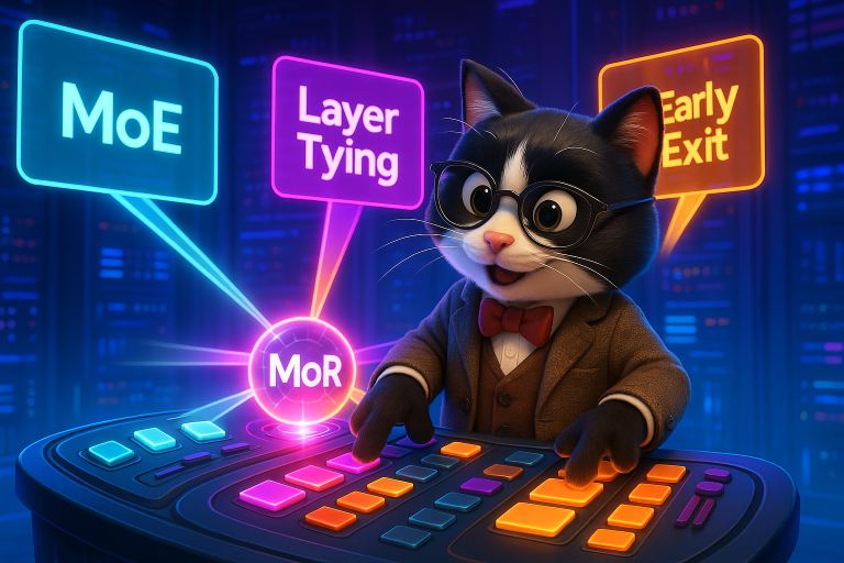 Mixture-of-Recursions: думаем над токенами рекурсивно и адаптивно