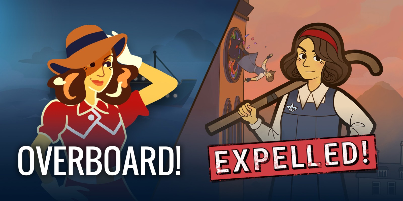 Inkle Studios: Overboard! + Expelled!