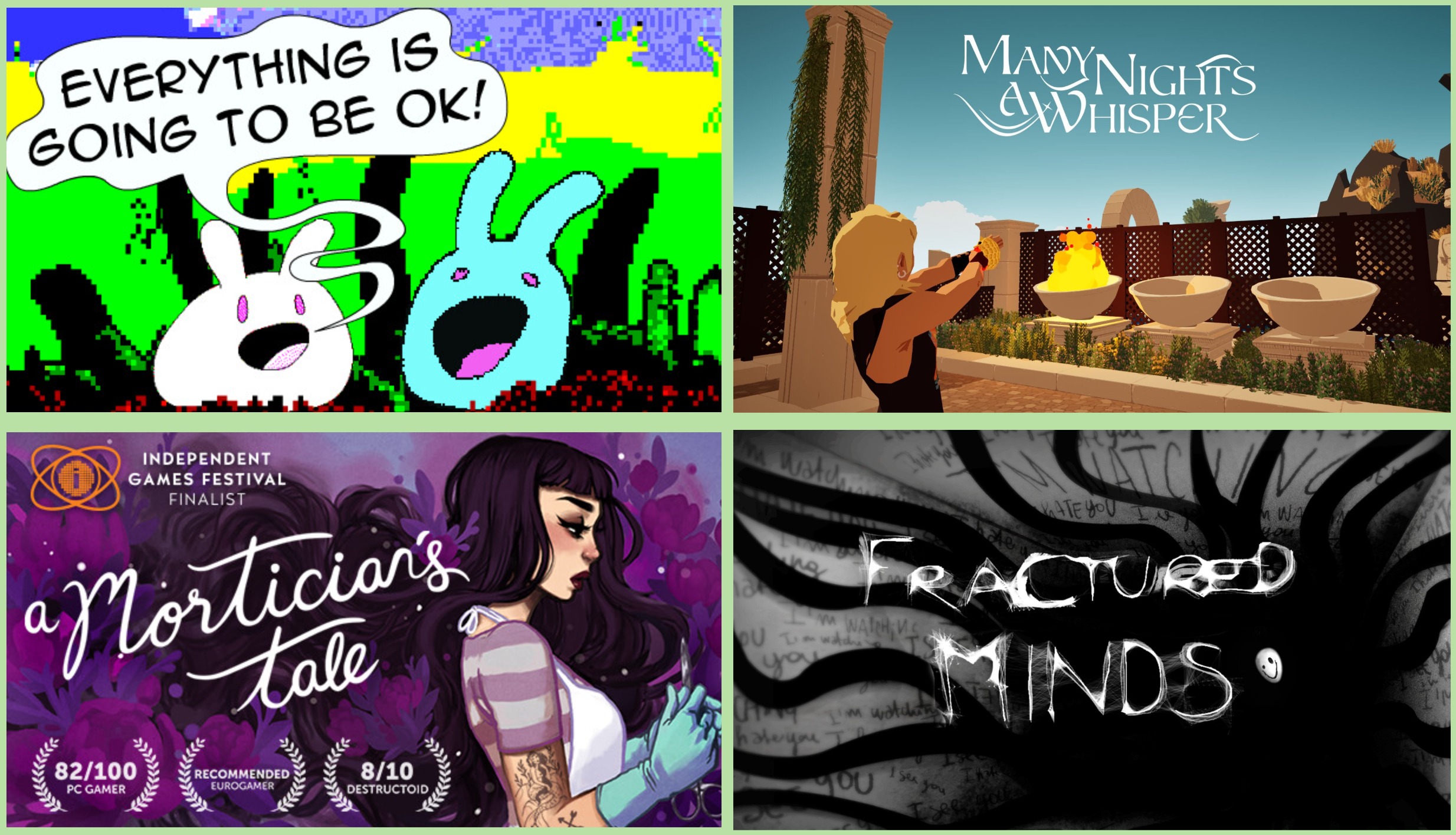 Четыре мини-игры