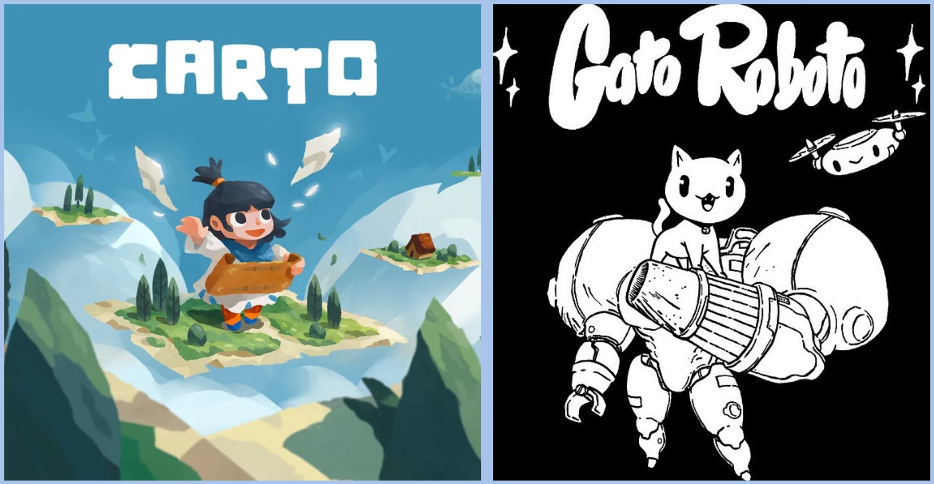 Игры-эльфы: Carto и Gato Roboto
