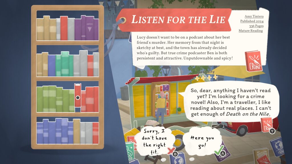 Tiny Bookshop: запросы покупателей и рекомендации книг, кадр 2