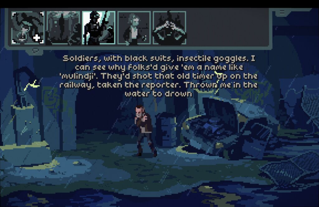 The Drifter: инвентарь, карта и игровые механики, кадр 1