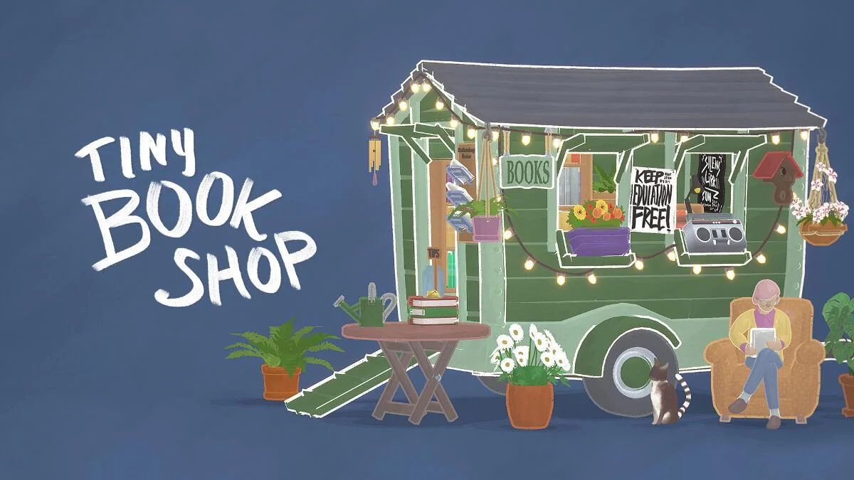 Tiny Bookshop: книжная лавка на колёсах